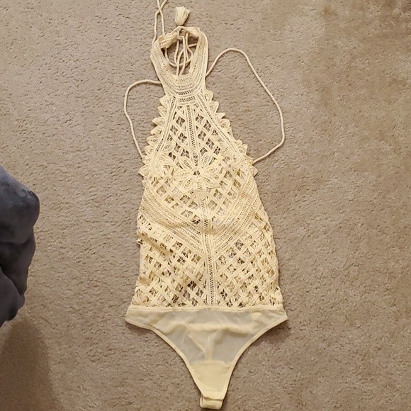 NWT Free People Battenburg Bodysuit- M - Picture 5 of 12